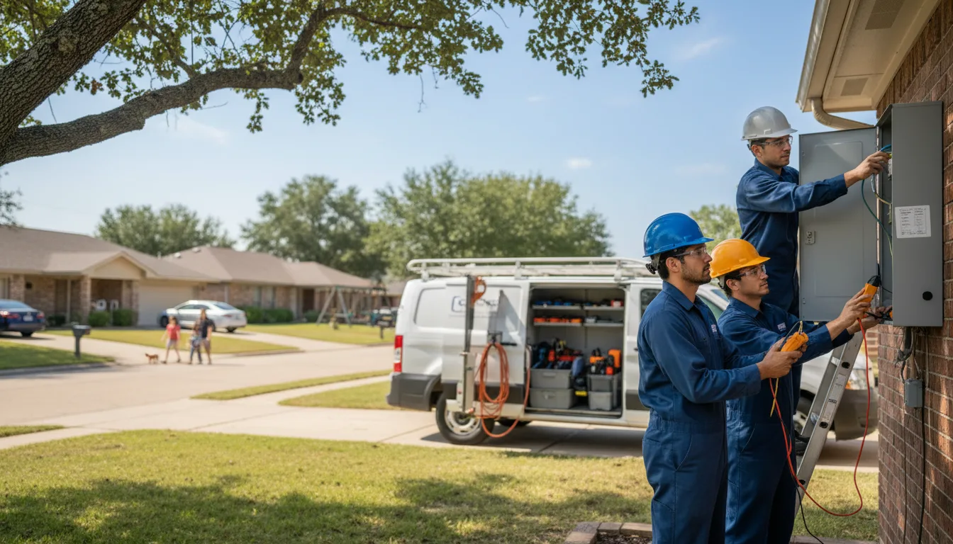 Certified electrician providing emergency electrical services in Counselor, NM